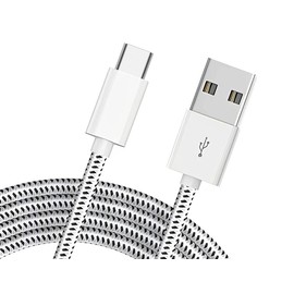 10ft USB Cable Type-C Charger Cord Power Compatible with Sharp Rouvo V/NUU X6 Plus, Wire USB-C Long Braided Fast Charge Sync High Speed