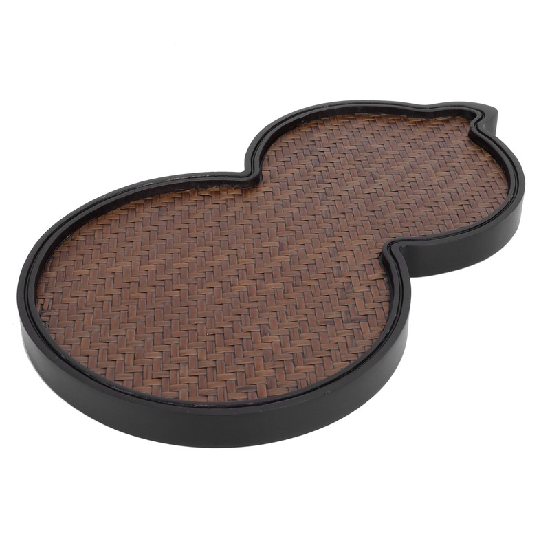 Mat Surface Bamboo Small Tea Tray Tea Plate for Teawares