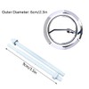 Round Dual Flush Toilet Push Button, 48mm Toilet Cistern Push