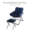 Zichen Folding Chair Portable Folding Lazy Chair, Recliner Chair Sofa
