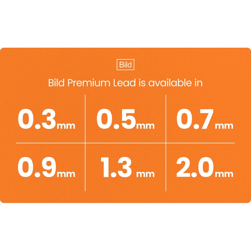 Bild Premium 1.3 mm Mechanical Pencil Lead Refills HB #2