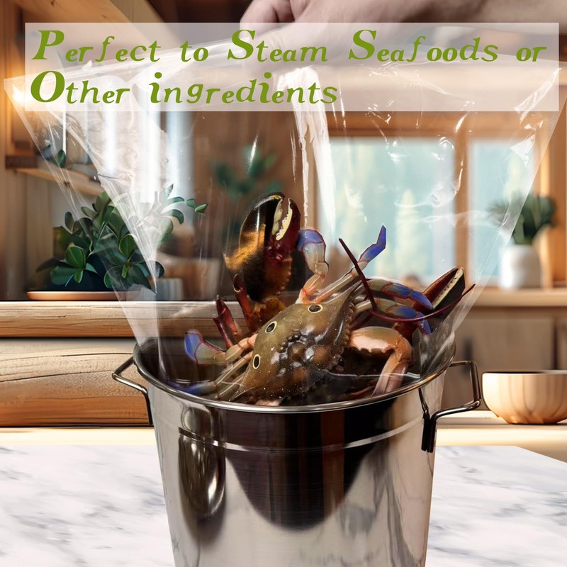 Seafood Boil Bags Medium Size Boil Bag for Fish, Crab,
