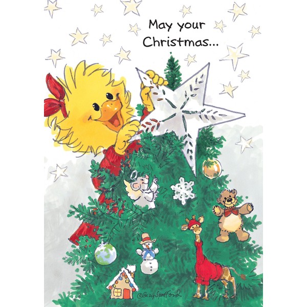 Suzy's Zoo Christmas Cards,"Be Merry and Bright" 10907