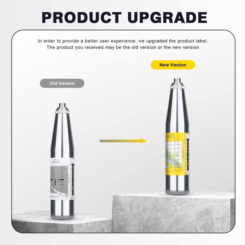 CGOLDENWALL Concrete Rebound Hammer Tester Resiliometer Test Meter Tool Within