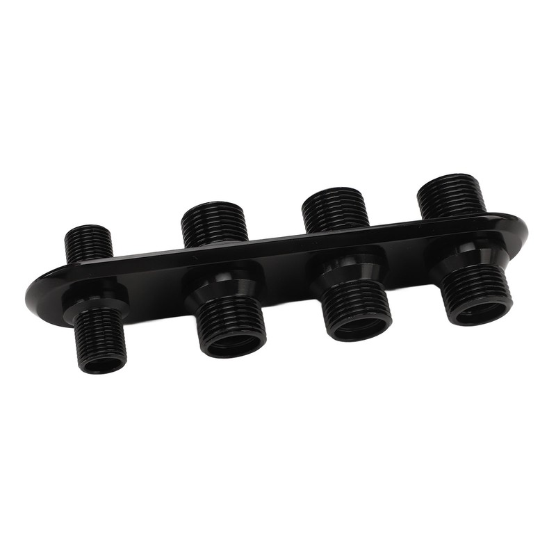 AC Bulkhead Billet Aluminium Alloy Universal 4 Ports Air Conditioning