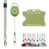 Retractable Lanyard and Badge Holder Trio Triple Pack by LanyardsTomorrow
