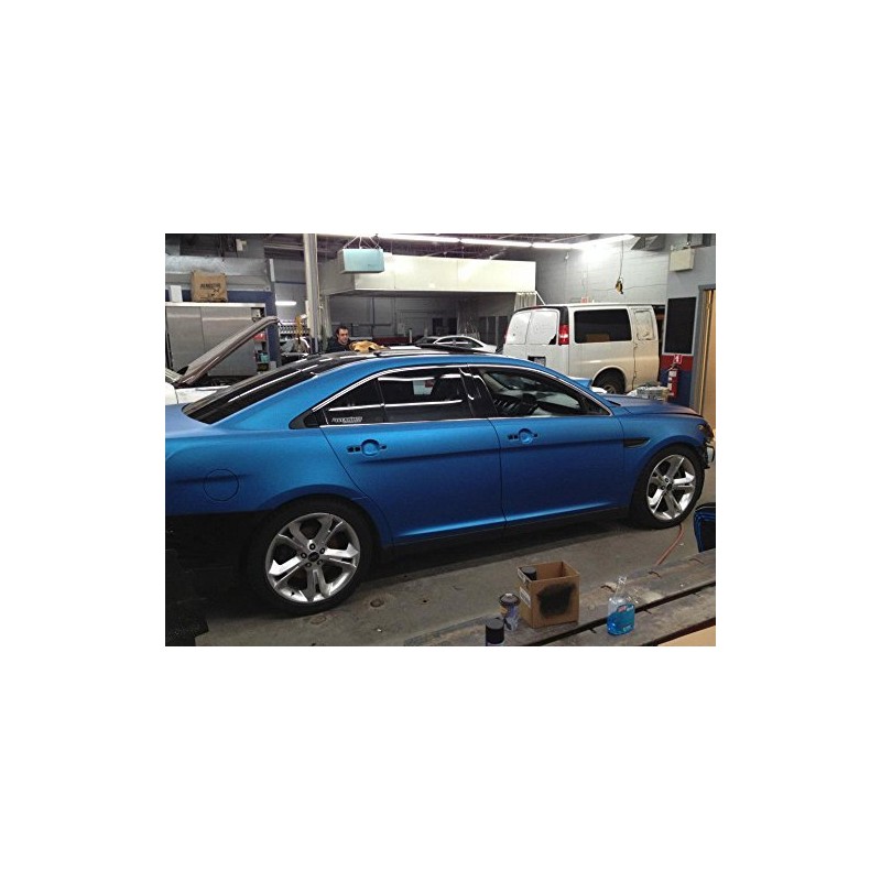 Matte Metallic Blue Vinyl Wrap Roll with VViViD XPO Air