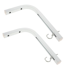 jojofuny 1pair Projector Screen Bracket Shaped Wall Mount Hooks for Construction Compatible Projector Screens Easy to Install