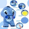 Mertto Stitch Juguete Azul Que Baila Con Sonido Y Luces,