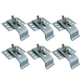 XGNG 6PCS Stainless Steel Sink Clips Undermount Kitchen Sink Clips Epoxy Undermount Sink Brackets Supports for Bathroom Kitchen