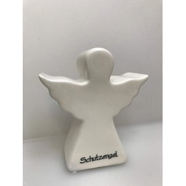 Gilde Schutzengel Spardose Weiss Unisex Taufe Geburt Geburtstag Landhaus Shabby