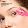 NOLITOY Brow Clip Tweezer Automatic Eyebrow Clamp Trimming Tool and