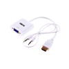 Adaptador HDEMI a VGA con Salida de Audio 3.5 mm