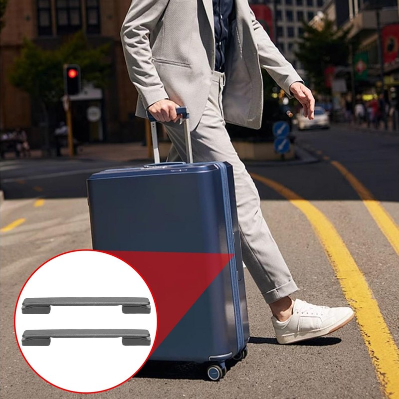 Alriedy Pack of 2 Suitcase Handle Replacement, 20 cm Plastic