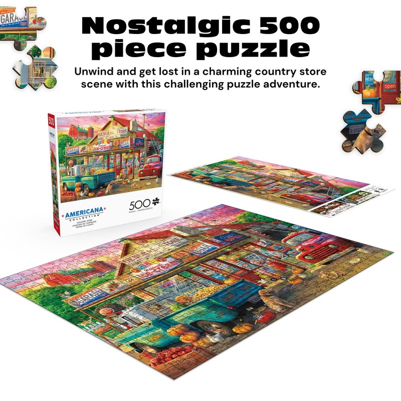 Buffalo Games - 500 piece Jigsaw Puzzle - Americana Collection