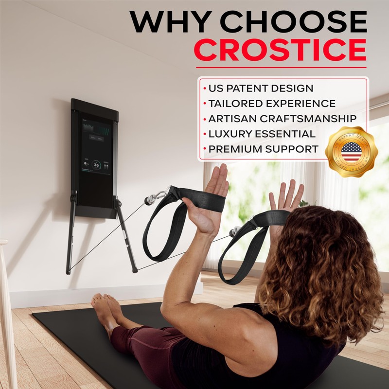 Crostice 2-Pack Pilates Loops Compatible with Tonal Machine, Soft Straps