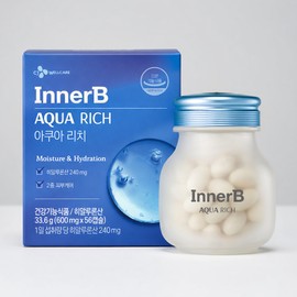 CJ Wellcare Innerb Aqua Rich Hyaluronic Acid 56 tablets 1 unit / 씨제이웰케어 이너비 아쿠아 리치 히알루론산 56정 1개