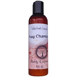 Nag Champa handmade body lotion - all natural, ultra-rich Avocado oil, blend of sandalwood and champak (4 oz)