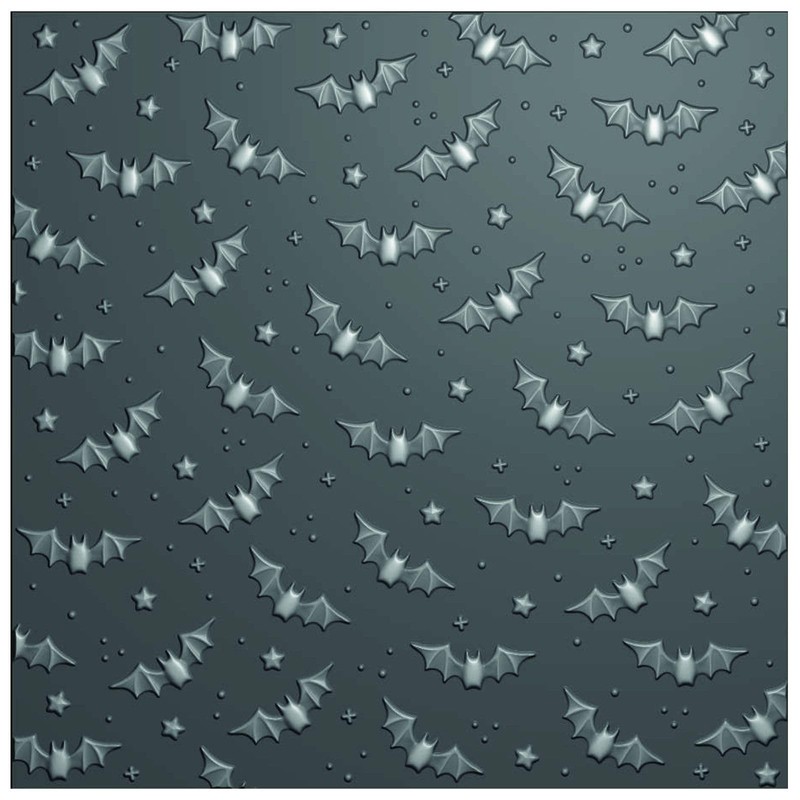 Vaessen Creative 3D Embossing Folder - Bats 5.9 x 5.9"