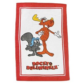 Winning Edge Designs- Rocky and Bullwinkle Golf Towel
