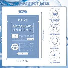 Pack of 10 Moisturising Face Mask, Cloth Masks Face with Animal Motif, Moisturising, Brightening, Soothing, Anti-Ageing, Face Mask Set for Teenagers, Girls