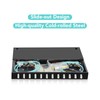 VANDESAIL OM3 1U Fiber Optic Cable Rack Mount Enclosure, with