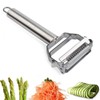 AnGeer Julienne Peeler, Stainless Steel Vegetable Peeler, Double-Sided Blade Vegetable