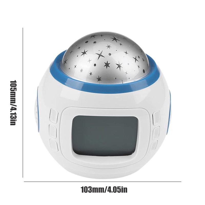 Jetcloud LED Alarm Clock with Star Galaxy Projector Light Portable