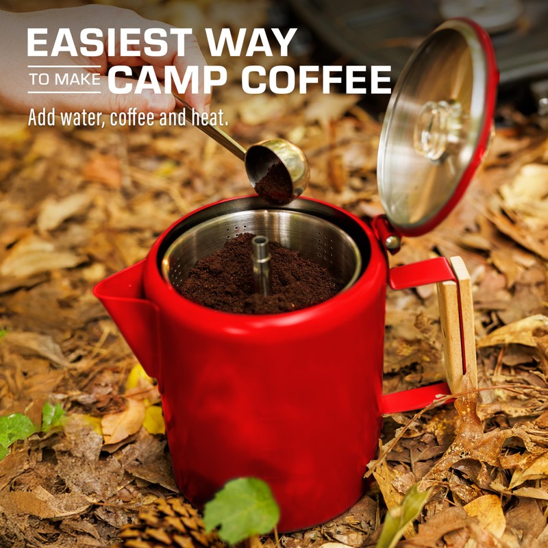 COLETTI Bozeman Camping Coffee Pot — Camping Coffee Makers, Coffee