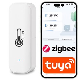 Sone Smart One ZigBee Temperature and Humidity Sensor White Tuya Compatible with Gateway Smart Life Remote Monitoring Data Export Indoor