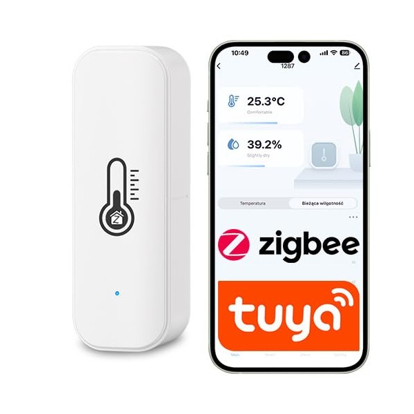 Sone Smart One ZigBee Temperature and Humidity Sensor White Tuya