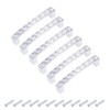 uxcell Cabinet Pulls Drawer Handles 96mm Hole Centers Alloy Crystal
