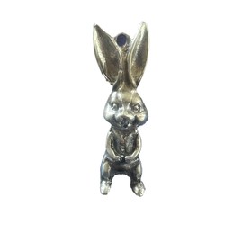 Solid Silver Handmade Rabbit pendant - 20 grams 999 Fine Silver