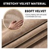PrinceDeco Velvet Couch Covers for Sofa Soft 4 Pieces Couch