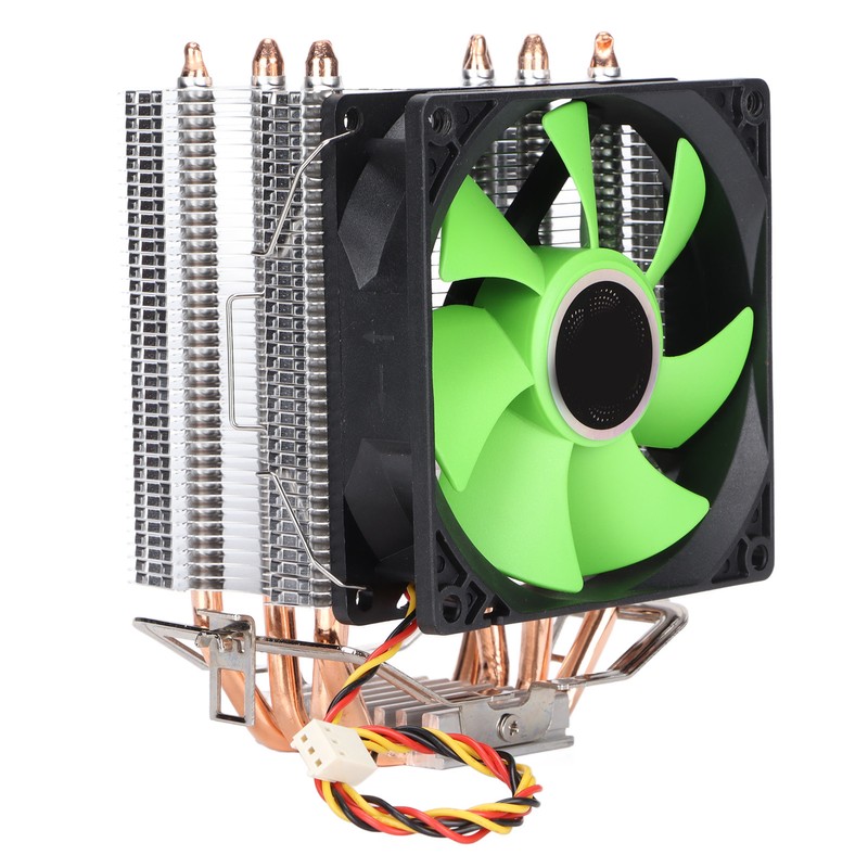 CPU Fan 4 Heatpipes 90mm 3pin Noiseless Plug and Play