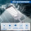 Retisee 6 Pack Solar Street Lights Outdoor 320° Wide Angle