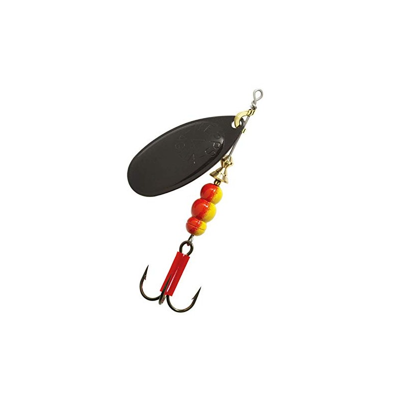 Spinner - Mepps Aglia black Size: 4 - 9,50g