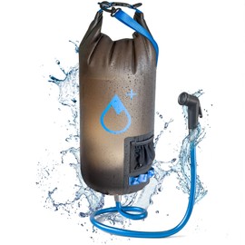 reiseregen® Plus - Camping Shower - 15L - Solar Shower + Waterproof Outdoor Dry Bag