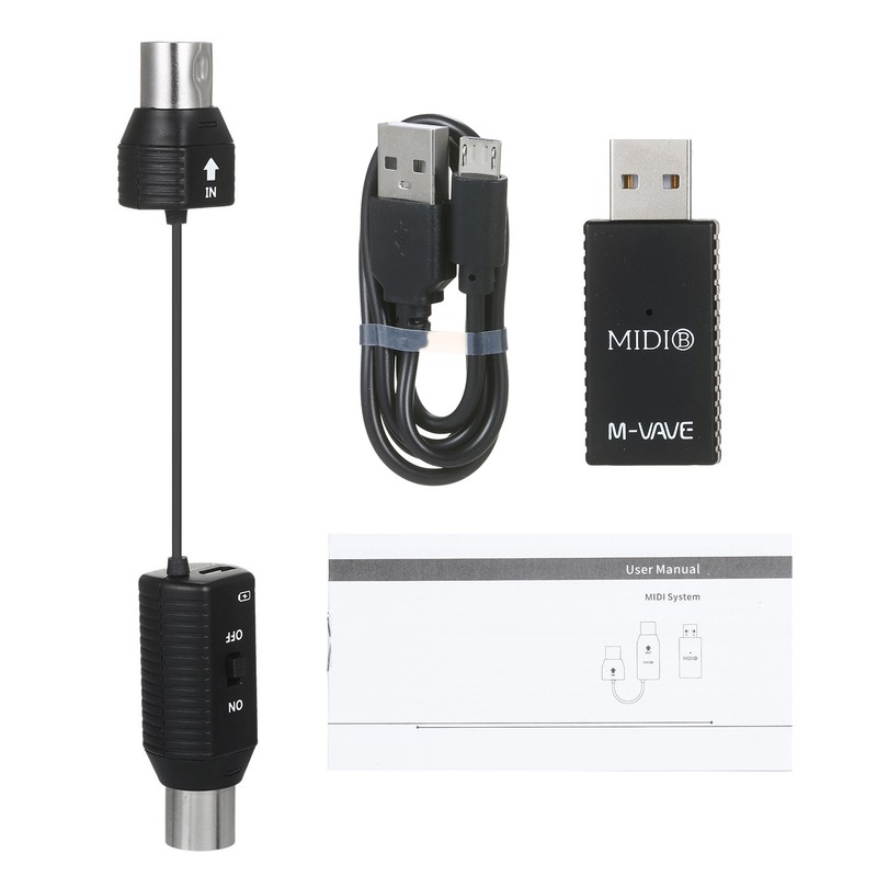 M-VAVE MS1 Mini Wireless Transmission System MIDI System MIDI Wireless