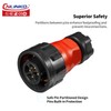 CNLINKO YM-24 4 PIN Industrial Waterproof Connectors, IP68 Circular Connector,