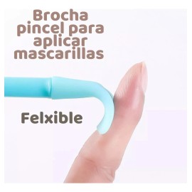 🔥 5pz brocha facial y corporal aplicador mascarilla silicona f  Vitaminas y Minerales