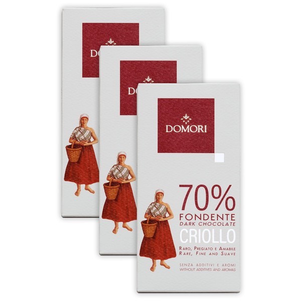 Domori - Criollo Blend Chocolate Bundles (70%, 3 Pack)
