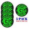 Unbranded/Generic 5x Funny CHAINSAW Operator Hard Hat Helmet Stickers Decals Chain Saw Arborist