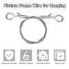M METERXITY 1-Pack Adjustable Picture Hanging Wire Kit, 1mx4mm Mirror
