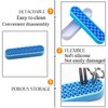 TANG SONG 2 PCS Silicone Make up Brush Holder Cosmetic