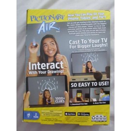 Mattel NEW Pictionary Air Game Sealed Draw in the air See it on Screen Pen