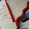 Woodworking Profiling Strip with Gear-Driven Chain - 1.98m Flexible Polymer