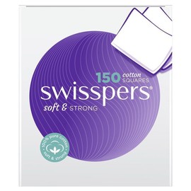 Swisspers Cotton Square Pads 150
