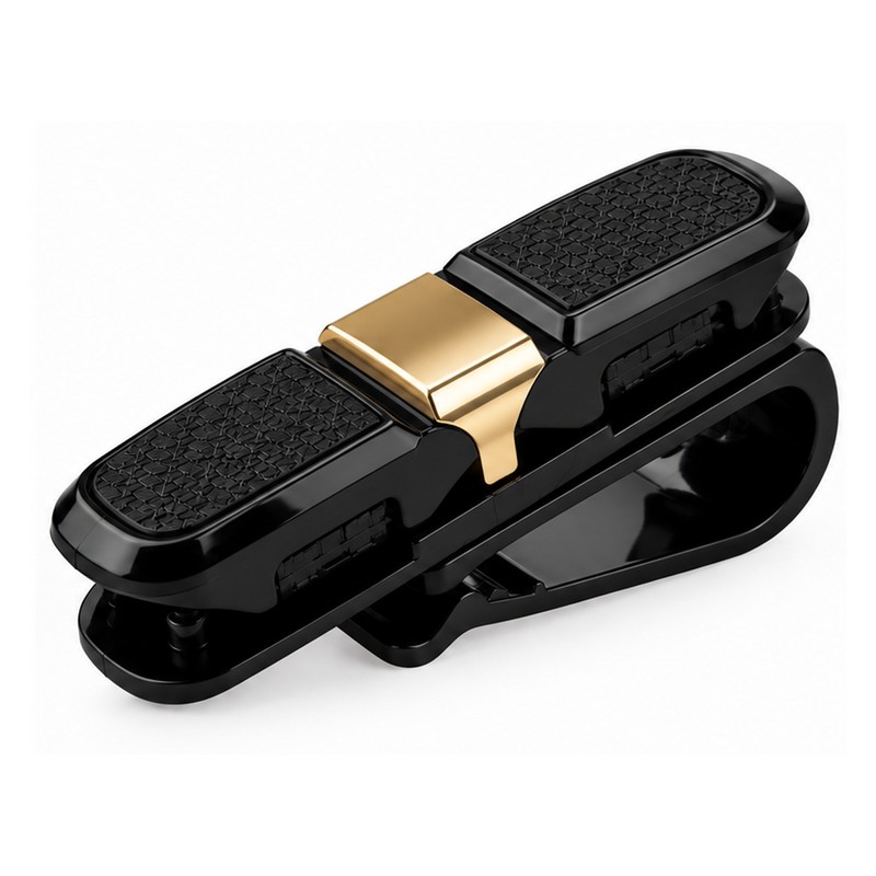 Car Eyeglass Holder for Driving – 80° Rotating Multifunctional Clip