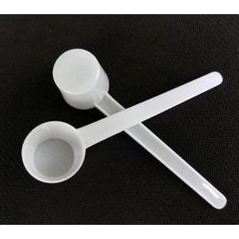 FOYARA FOYARA 30Pack 5g Scoop Plastic Kitchen Measuring Spoon For Coffee Protein Milk Powder Liquid Seasoning Reusable 9 mL | 2 Teaspoon Scoop